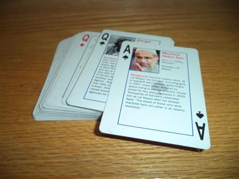 panjpar|afghanistan most wanted playing cards.